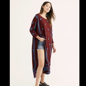 Free People Adorned Maxi Top